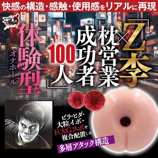 「Z李×枕営業成功者100人」体験調査データから生まれた伝説名器をリアル再現 [日本製][オナホ] - 画像 (5)